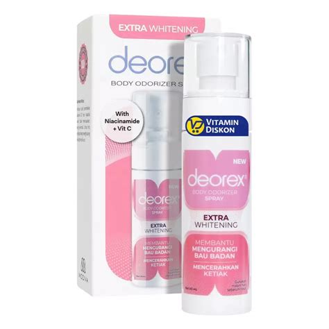 Jual Deorex Deorex Body Odorizer Spray Extra Whitening Ml Original