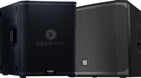 The Best PA Subwoofers - Powered / Active - Oct 2020 | Gearank