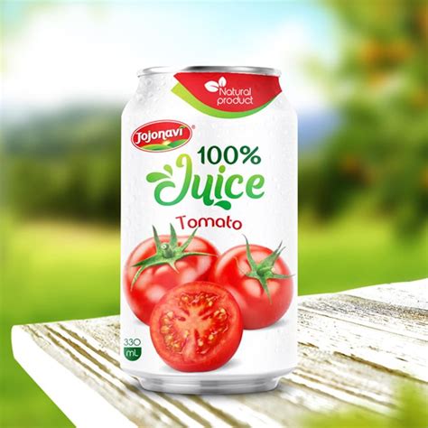 330ml Canned Tomato juice drink Fruit Juice Brands, Canned Tomato Juice, Juice Branding, Drinks ...