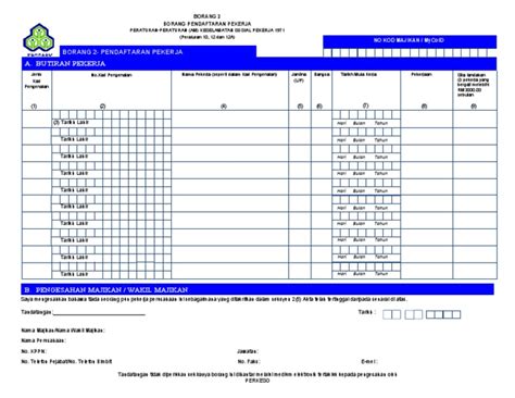 9 Borang 2 Pendaftaran Pekerja Pdf