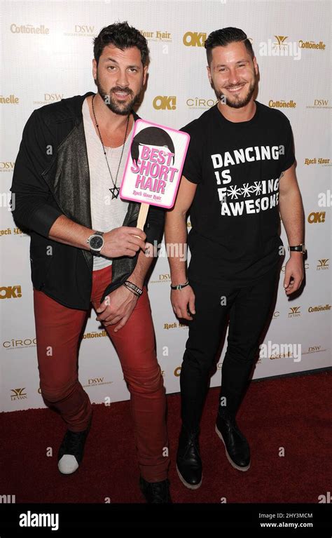 Maks Chmerkovskiy And Val Chmerkovskiy Arriving To Ok Magazines Pre