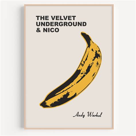 Andy Warhol Print, Andy Warhol Banana, Exhibition Poster, Pop Art Print ...