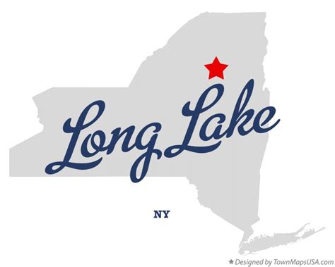 Map of Long Lake, NY, New York