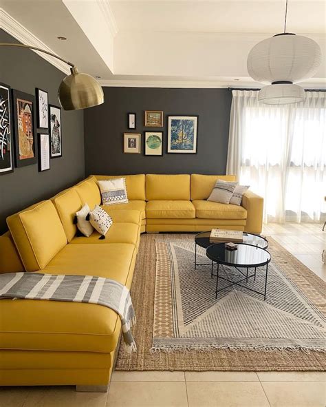 49+ Yellow Sofa Living Room Ideas That Simply Work in 2024 | Houszed