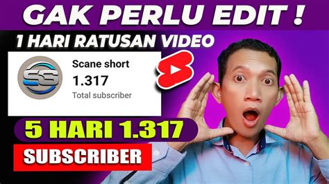 Ide Konten Tanpa Edit Cara Membuat Video Short Di Youtube 1 Hari Buat Ratusan Video Shorts Youtube