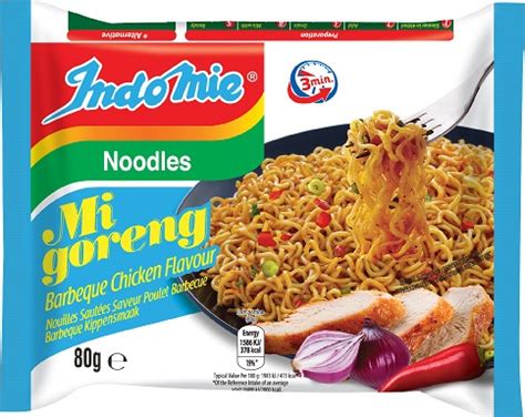 Mi Goreng Barbeque Chicken Noodles Indomie Helkartong St