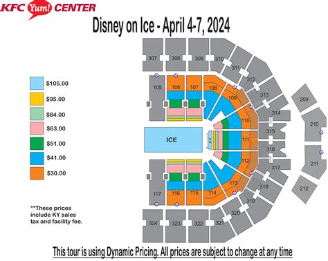 Kfc Yum Center Seating Chart Cabinets Matttroy