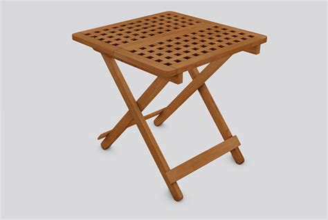 Small Wooden Folding Table Stock Photo - Download Image Now - Color ...