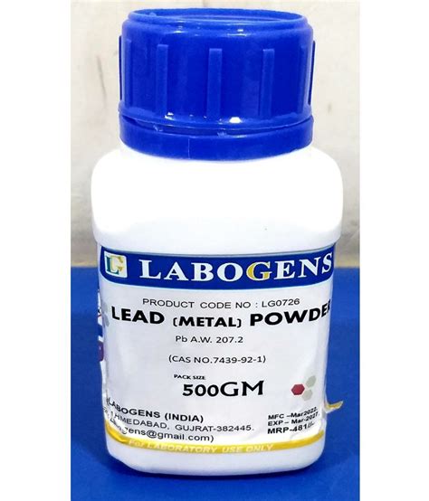 LABOGENS LEAD Metal POWDER 500GM Buy Online At Best Price In India