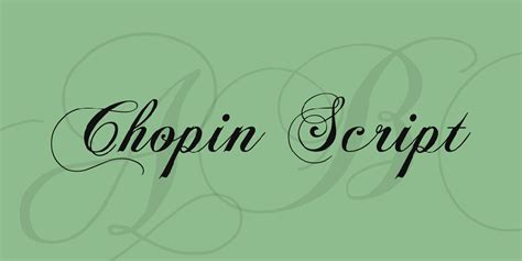 Download Chopin Script font | fontsme.com