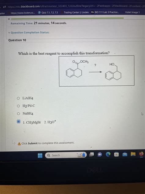 Answered Which Is The Best Reagent To Accomplish Bartleby