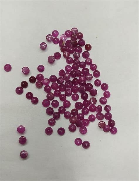 Red Ruby Round Gemstone Lot Size 2 5 Mm At Best Price In Jaipur Id