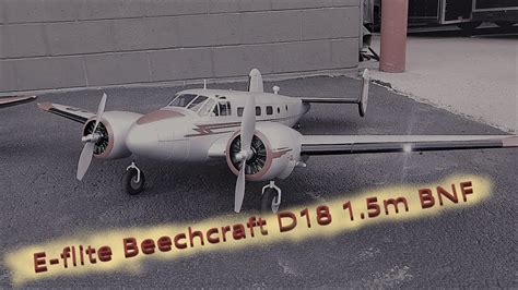 E Flite Beechcraft D18 YouTube