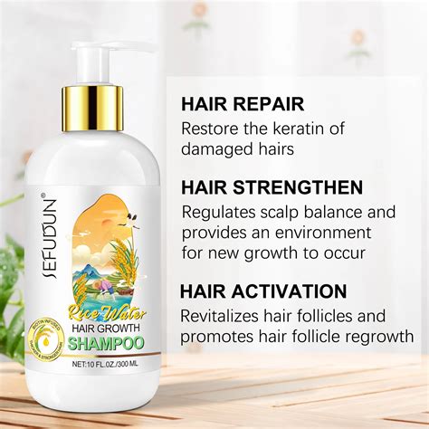 Sefudun Private Label Deeply Nourishing Moisturizing Natural Organic Anti Hair Loss Biotin Rice