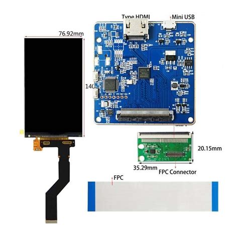 Inch K Resolution Tft Lcd Display With Hdmi Lcd Driver