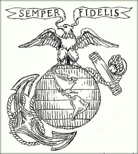 Marine Corps Coloring Pages At Getdrawings Free Download