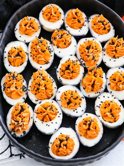 Halloween Deviled Eggs Recipe Delicious Table