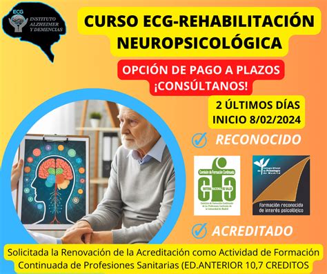 6ª Ed Curso Ecg RehabilitaciÓn NeuropsicolÓgica EstimulaciÓn Cognitiva Global