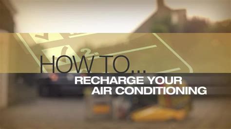 How To Recharge Your Air Con Recharging Your Aircon Guide Halfords