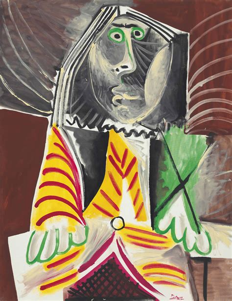 Pablo Picasso 1881 1973 Homme Assis Christie S