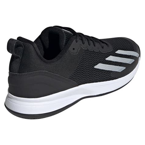 adidas Men`s Courtflash Speed Tennis Shoes Black and White