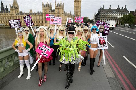 Army of Lady Gagas march on Parliament in #SaveSmithfield PR stunt | PR ...