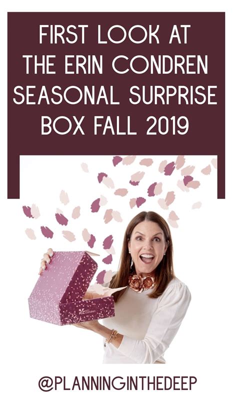 First Look At The Erin Condren Fall Seasonal Surprise Box Fall