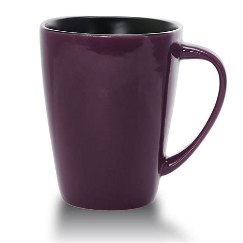 Elama Purple Mulberry Coffee Mugs Set Of 6 Elevate Your Tabletop