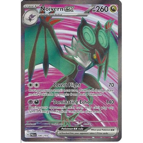 Pokemon Trading Card Game 246 193 Noivern Ex Ultra Rare Card SV 02