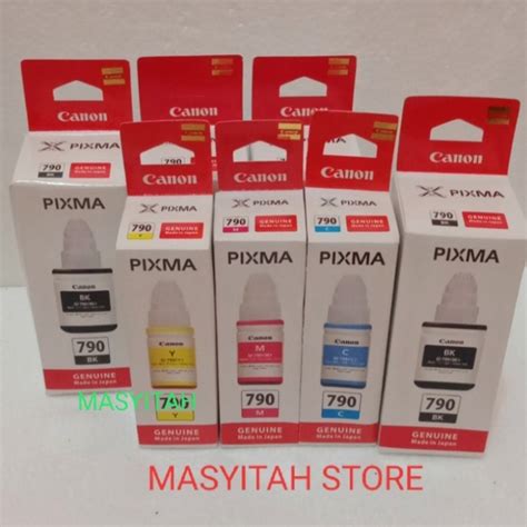 Jual Tinta Canon PIXMA GL 790 Original G1010 G2010 G3010 G4010 Hitam