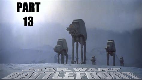 Star Wars Battlefront Walkthrough Battle Of Hoth Mission 13 YouTube