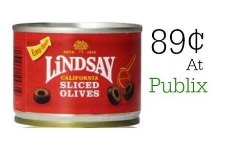 Lindsay Olives Coupon 89¢ At Publix Southern Savers