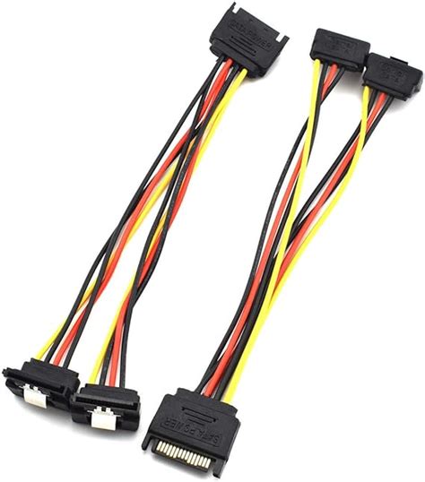 Amazon Sdtc Tech Pin Sata Power Splitter Adapter Cable Male To