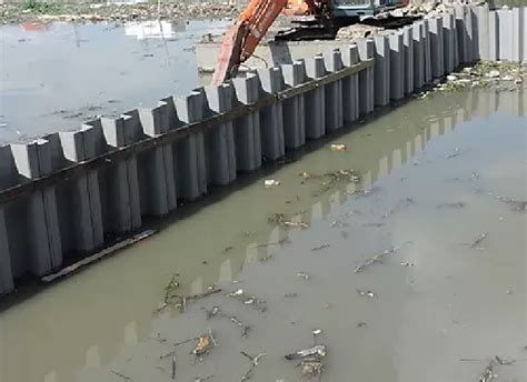 Vinyl PVC Sheet Pile For Riverbank Erosion Control