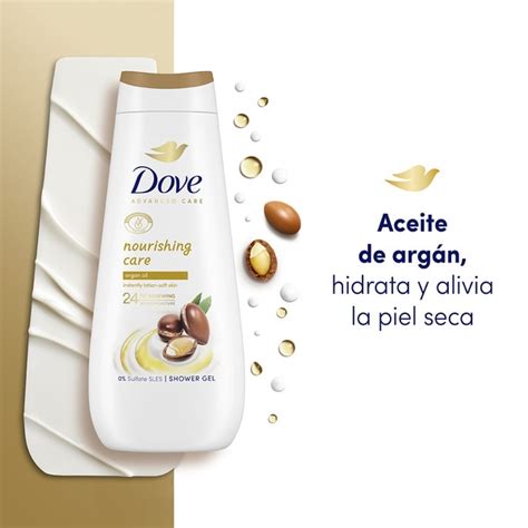 Gel de baño Advanced Care Nourishing Care con aceite de argán botella