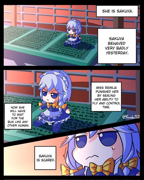 Poor Sakuya. | Fumo Fumo Plush Series | Know Your Meme