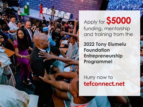 La Fondation Tony ELUMELU Lance Son Programme Pour Les Jeunes