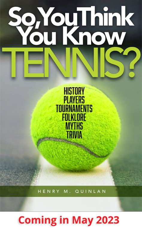 So You Think You Know Tennis Omni Publishing Co