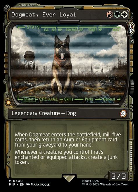 Dogmeat, Ever Loyal · Fallout (PIP) #340 · Scryfall Magic The Gathering Search