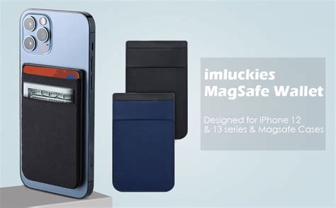 Amazon Imluckies Magnetic Wallet Compatible With MagSafe Wallet