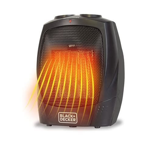 Blackdecker Personal Ceramic 1500w Indoor Electric Desktop Space Heater Black