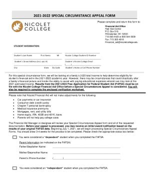 Fillable Online Special Conditions Form Iona College Fax Email Print