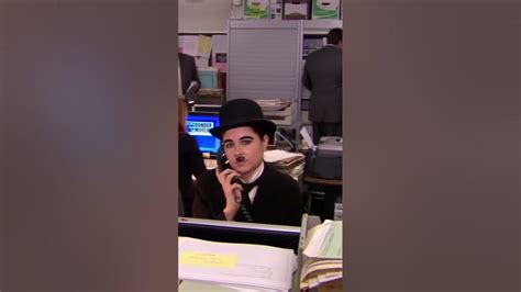 Pam As Charlie Chaplin The Office Youtube