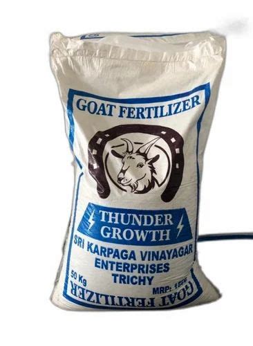 Bio Tech Grade Packaging Size Kg Thunder Growth Goat Feritilizer