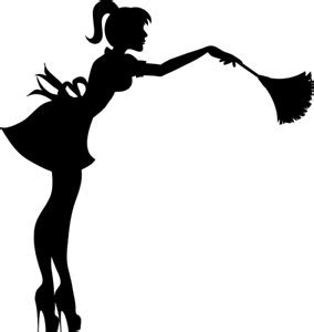 Cleaning Lady Silhouette at GetDrawings | Free download