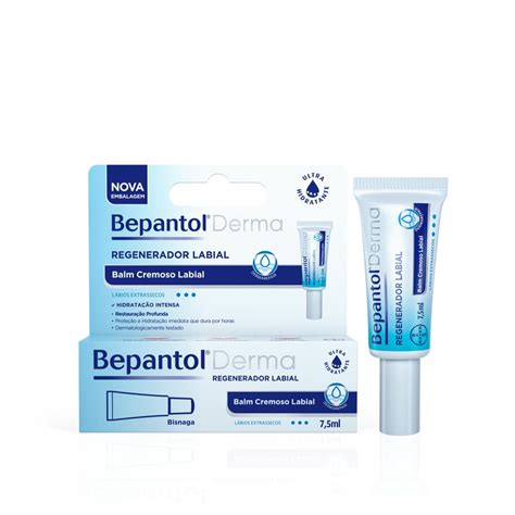 Bepantol Derma Regenerador Labial Balm Cremoso 7 5ml Bisnaga Bepantol