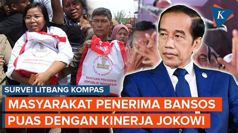 Survei Litbang Kompas Masyarakat Ekonomi Kelas Bawah Penerima Bansos