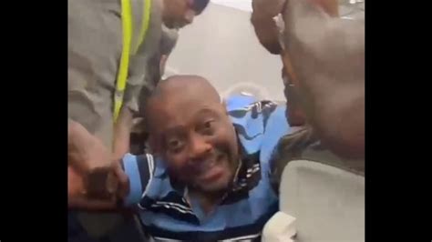 Man Dragged Off Ibom Air Aircraft Over Anti Tinubu Threat QED NG