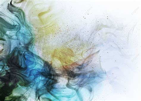 Colorful Abstract Ink Smudge Splatter Background Splash Effect