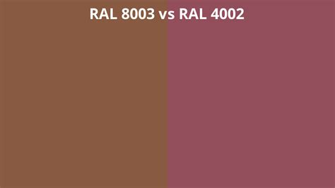 Ral 8003 Vs 4002 Ral Colour Chart Uk